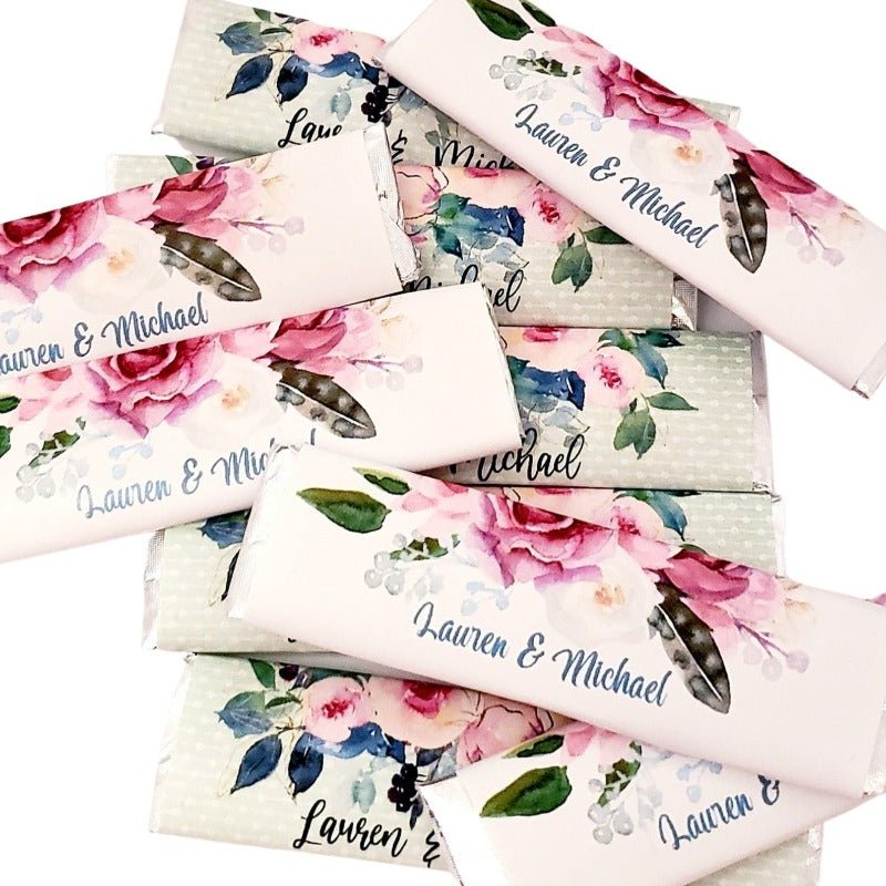 Party Favors Decorations and Supplies Personalized Pink Gum Sticks-1