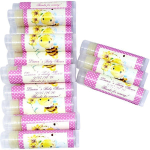 Personalized Bumble Bee Lip Balm Chapstick Party Favors - Favors Today