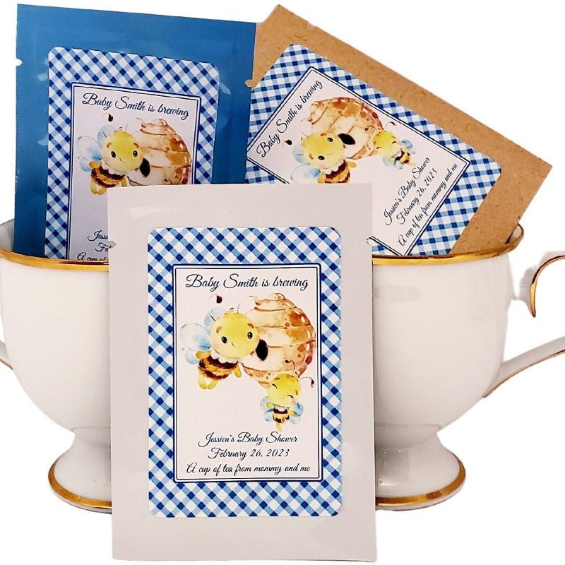 Bumble Bee Party Favors Personalized Tea Bag Custom Party Gift-3