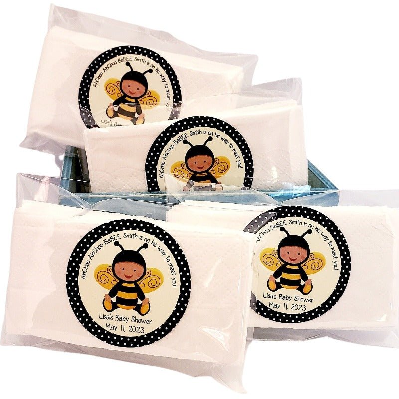 Personalized Bumble Bee Tissue Party Favors Many Options - Favors Today