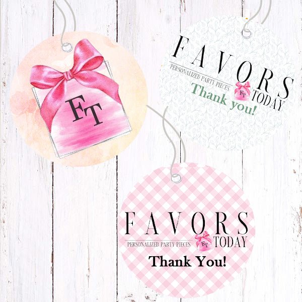 Personalized Business Logo Thank You Favor Tags