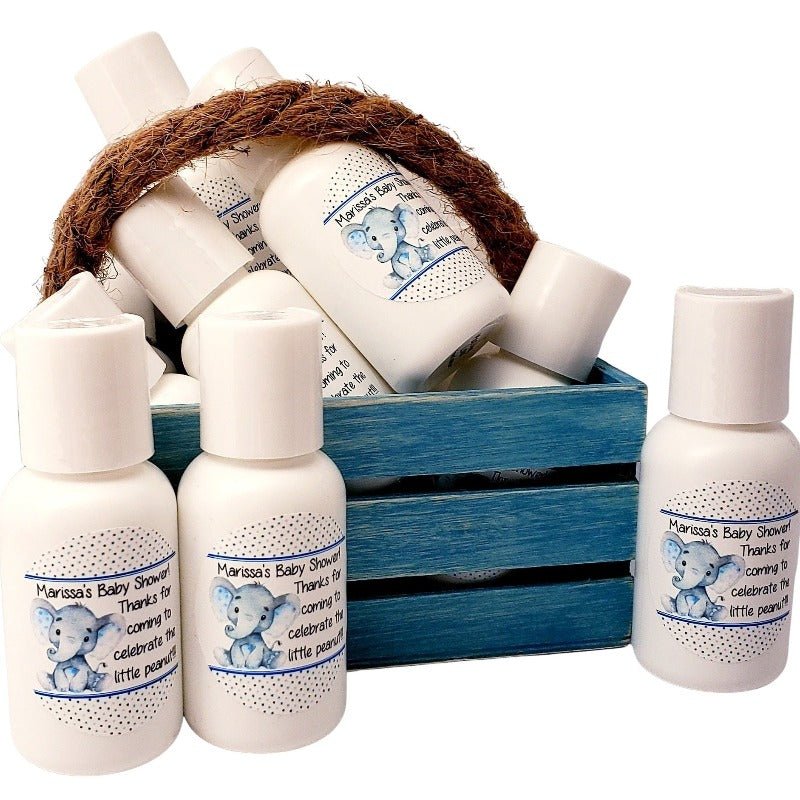 Personalized Elephant Hand Lotion Party Favors