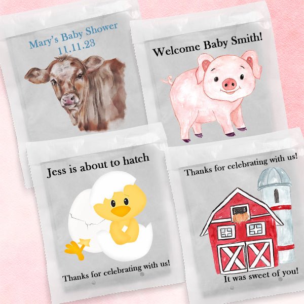Personalized Farm Animal Glassine Party Favor Bags - Favors Today