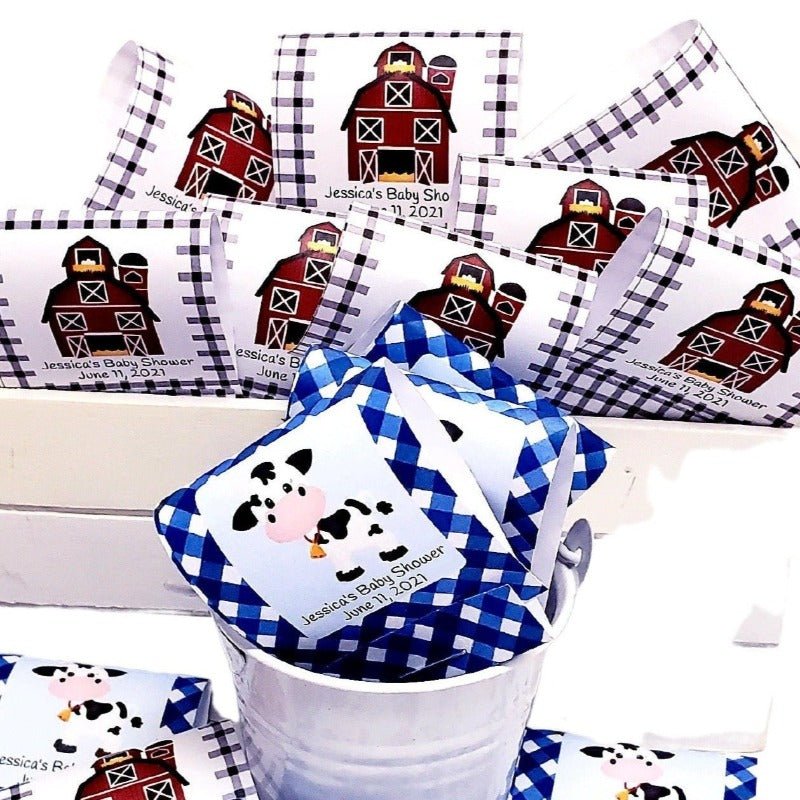 Personalized Farm Animal Matchbook Mint Party Favors - Favors Today