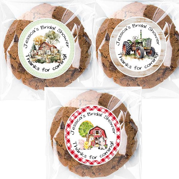 Personalized Farm Animals Cello Favor Bags Many Options - Favors Today