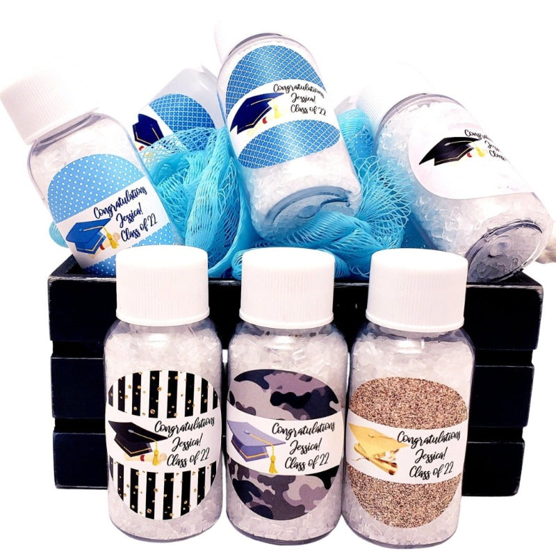 Personalized Graduation Party Favors Bath Salt Lavender Soak-1