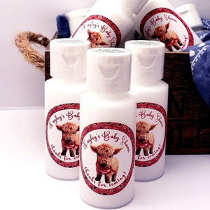 Personalized Highland Cow Hand Lotion Party Favors - Favors Today
