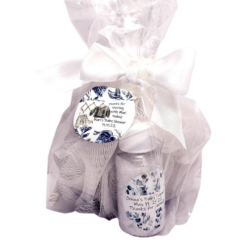 Its a Boy Baby Shower Favors Personalized Bath Salt Lavender Soak-3