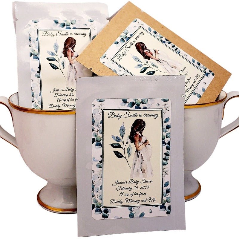 Personalized Its a Boy Baby Shower Tea Bag Party Favors - Favors Today