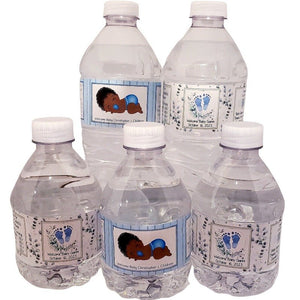 Personalized Its a Boy Baby Shower Waterproof Water Bottle Labels - Favors Today