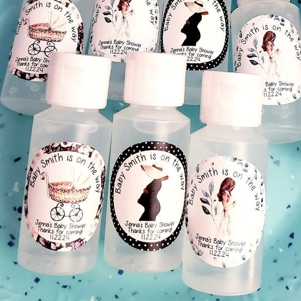 Personalized Its A Girl Baby Shower Hand Sanitizer Party Favors