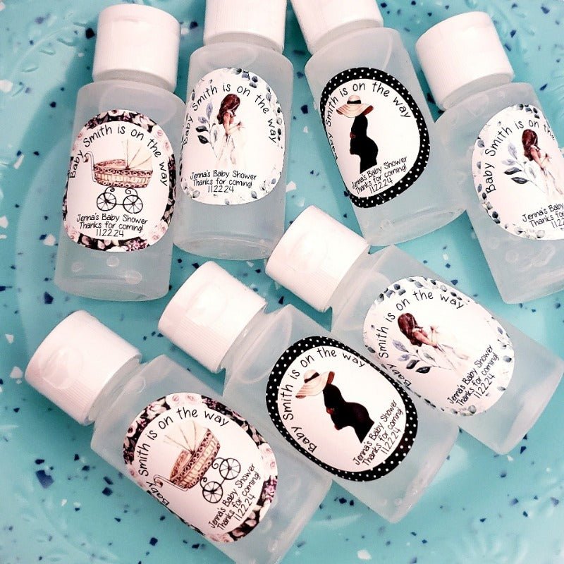 Personalized Its A Girl Baby Shower Hand Sanitizer Party Favors