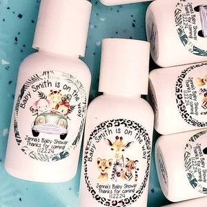 Personalized Jungle Safari Animal Hand Lotion Party Favors - Favors Today