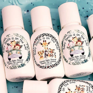 Personalized Jungle Safari Animal Hand Lotion Party Favors - Favors Today