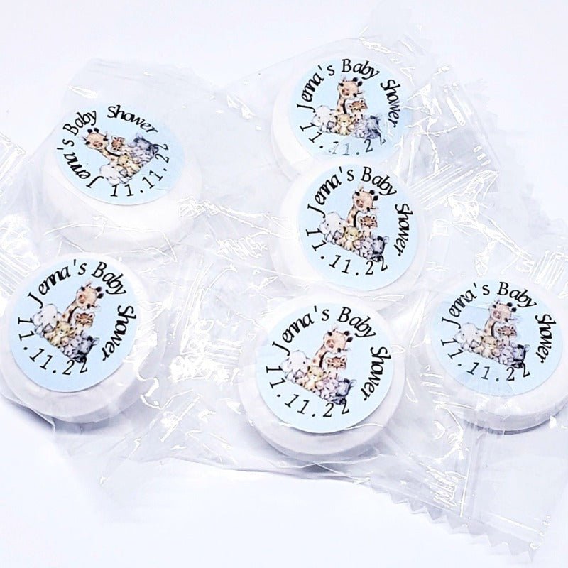 Personalized Jungle Safari Animal Individual Mint Favors - Favors Today