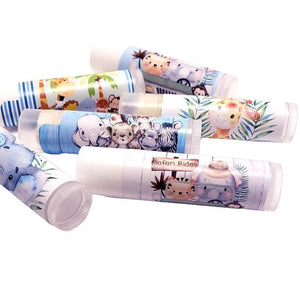 Personalized Jungle Safari Animal Lip Balm Chap Stick Party Favors - Favors Today