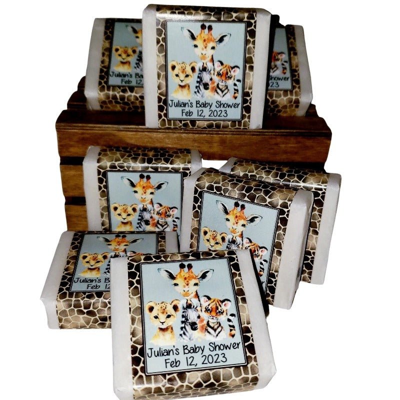 Personalized Jungle Safari Animal Soap Party Favors - Favors Today