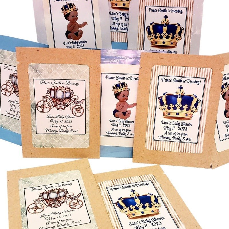 Little Prince Party Favors Baby Shower Tea Bag Custom Gift Decoration-3