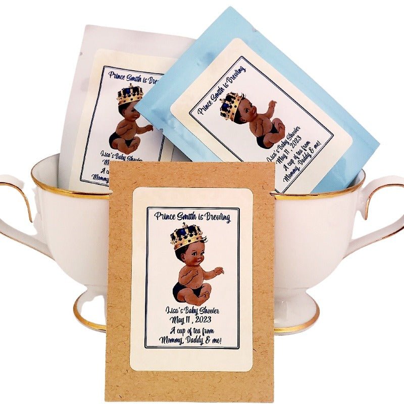 Little Prince Party Favors Baby Shower Tea Bag Custom Gift Decoration-5
