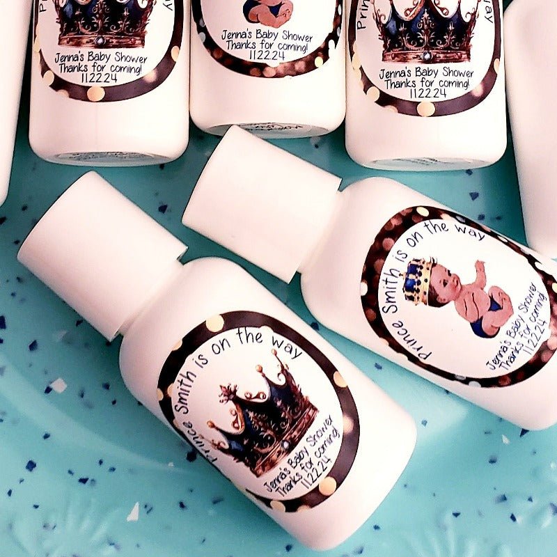 Personalized Prince Hand Lotion Party Favors - Favors Today