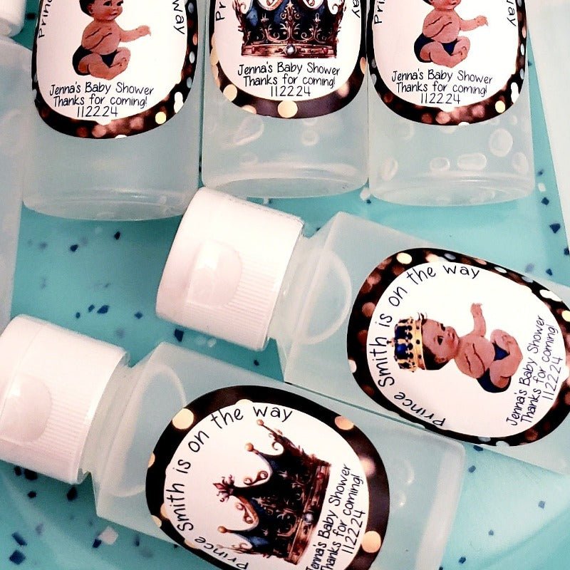Personalized Prince Hand Sanitizer Party Favors Favors Today