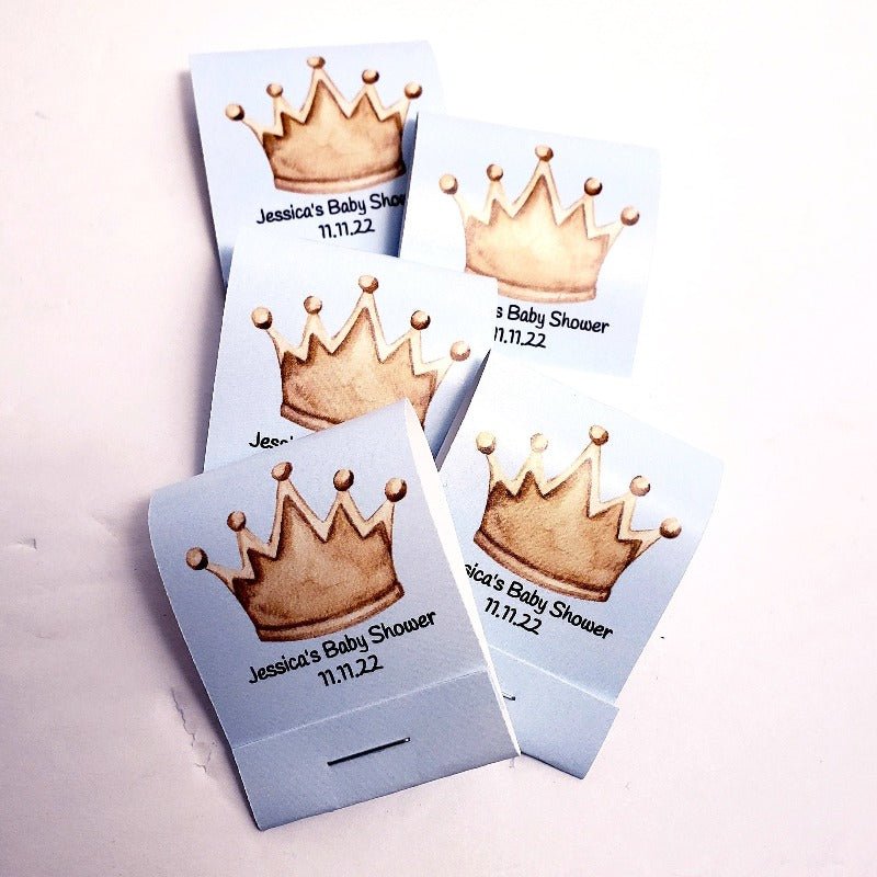 Personalized Prince or Princess Matchbook Mint Party Favors - Favors Today