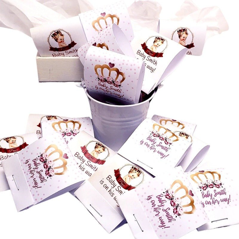 Personalized Prince or Princess Matchbook Mint Party Favors - Favors Today