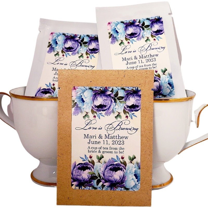 Wedding and Bridal Shower Favors Purple Floral Party Favors-4