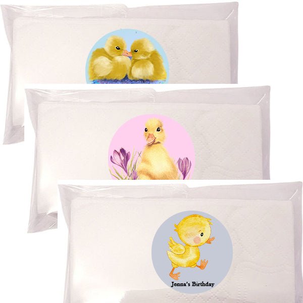 Personalized Rubber Duck Duckie Tissue Pack Party Favors - Favors Today