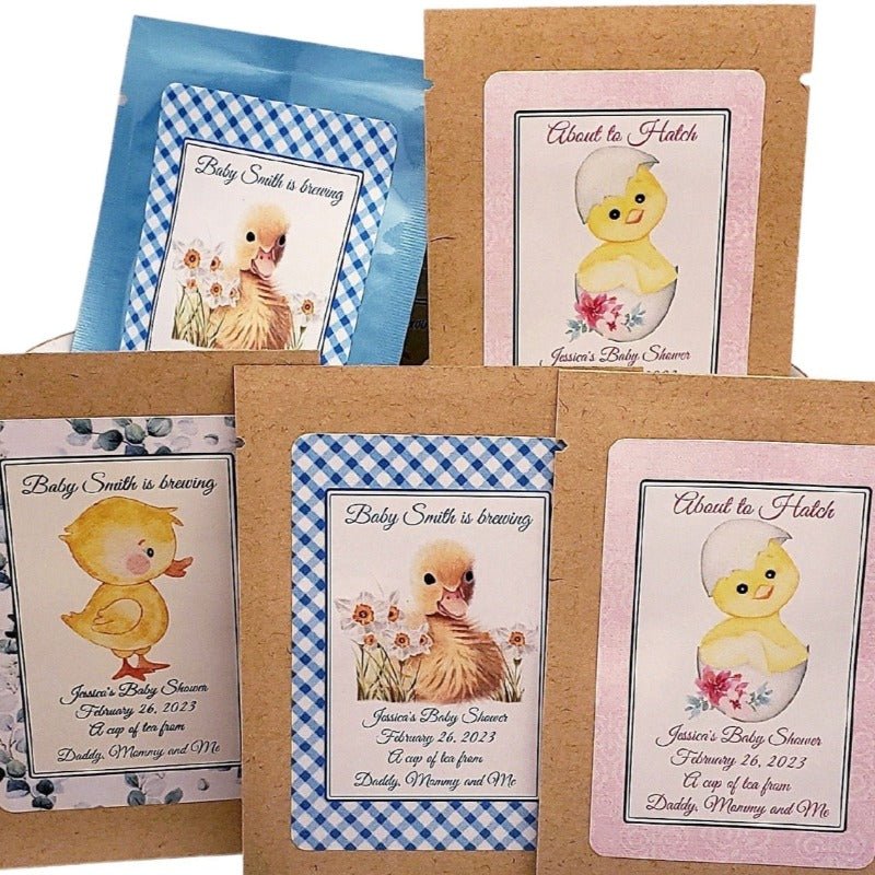 Personalized Rubber Duck Tea Bag Favors Many Options - Favors Today