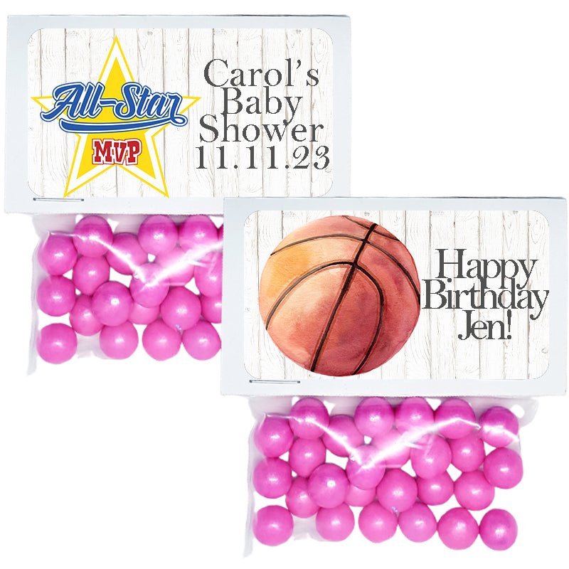 Personalized Sport Theme Custom Treat Favor Bags and Toppers - Favors Today