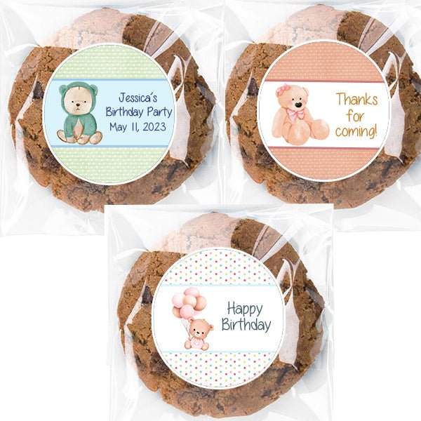 Personalized Teddy Bear Cello Favor Bags Many Options - Favors Today