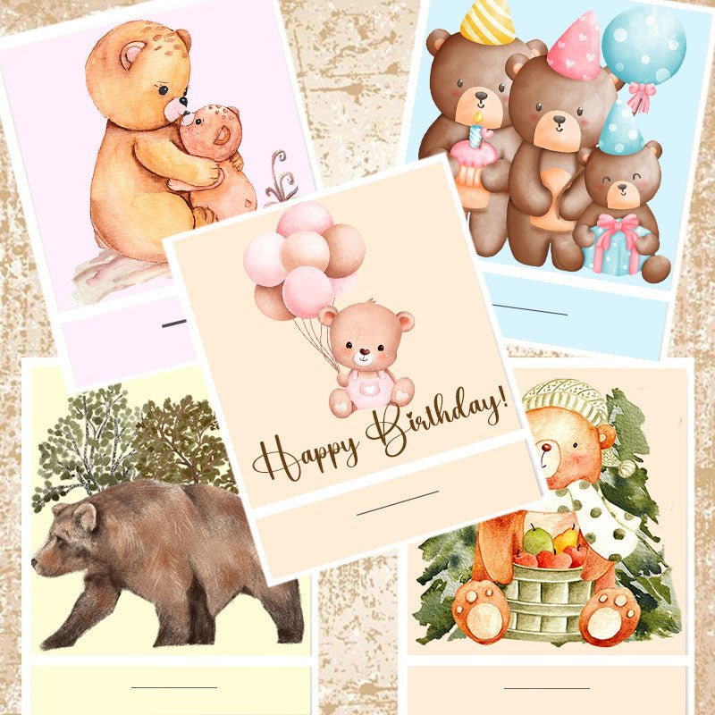 Personalized Teddy Bear Matchbook Mint Party Favors - Favors Today