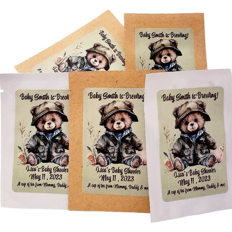 We Can BEARly Wait Baby Shower Custom Tea Party Favors-3