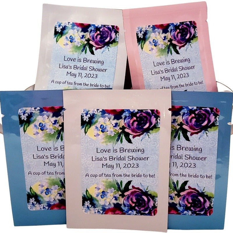 Baby Bridal Shower and Wedding Favors Custom Tea Bag Party Favor-1