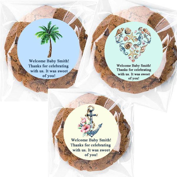 Personalized Tropical Beach or Luau Small Cello Party Favor Bags - Favors Today