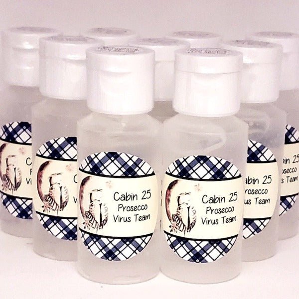 Personalized Woodland Animal Hand Sanitizer Party Favors - Favors Today