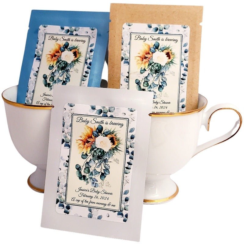 Sunflower Tea Party Favors Custom Personalized Favor-4