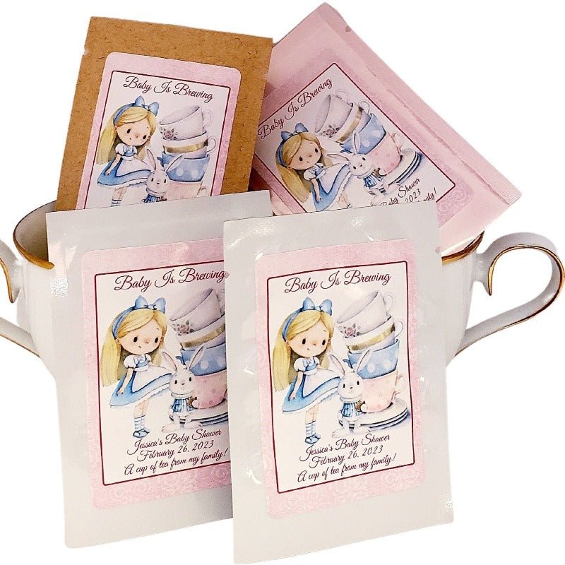 Custom Tea Party Favor Personalized Tea Bag Favors-4