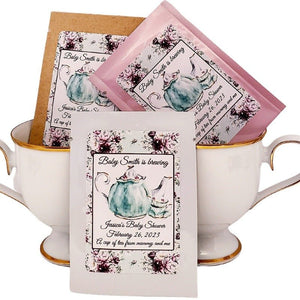 Custom Tea Party Favor Personalized Tea Bag Favors-2